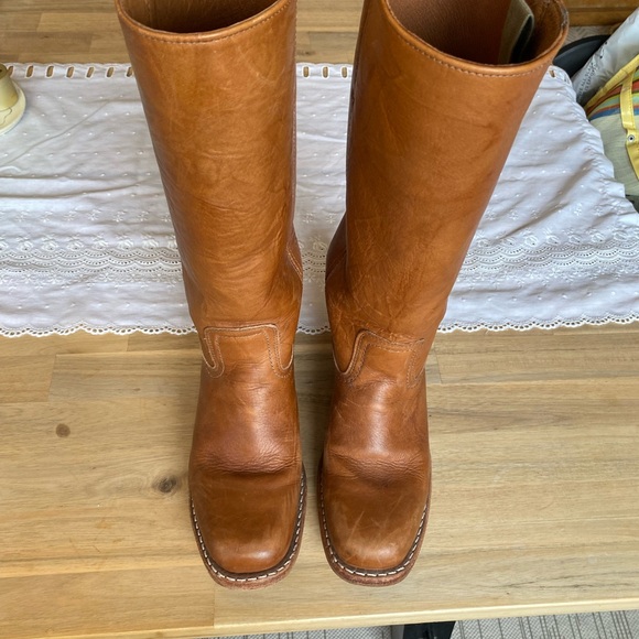 🍊 Frye Cognac Campus Boots 🍊 - Picture 8 of 11